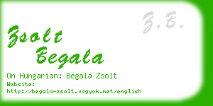 zsolt begala business card